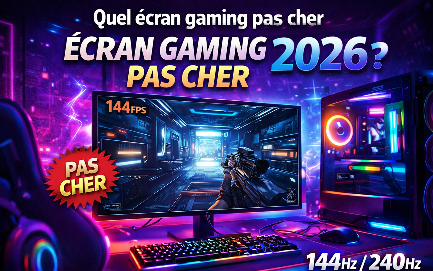 Quel écran gaming pas cher choisir en 2026 ?